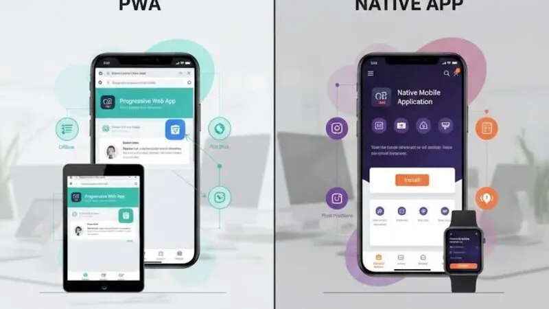 Progressive web app versus native app comparison